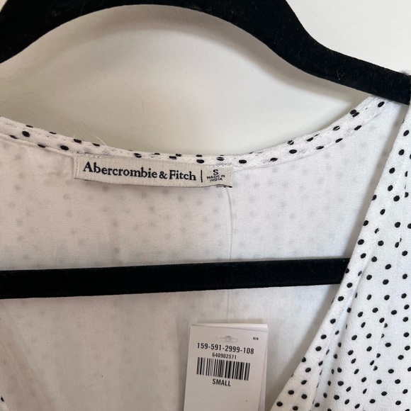 NWT ABERCROMBIE SHORT POLKADOT DRESS - Picture 9 of 11